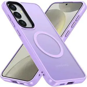 Entronix [Magnetic] Case Compatible with Galaxy S25 Plus - Translucent Frosted Matte