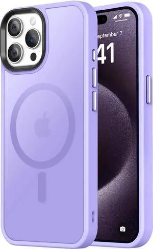 Entronix [Magnetic] Case Compatible with iPhone 13 Pro Max - Translucent Frosted Matte