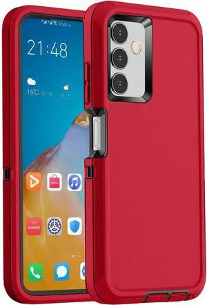 Entronix Case Compatible with Galaxy A72 - Triple-Layer Heavy Duty Protection