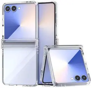 Entronix Case Compatible with Galaxy Z Flip 7 - [Hard Back] Clear Cover