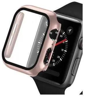 Entronix Case Compatible with iWatch Series 9/8/7, 45mm - Hard Cover w/ Built-In Screen Protector