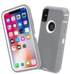 Entronix Case Compatible with iPhone X/XS - Triple-Layer Heavy Duty Protection