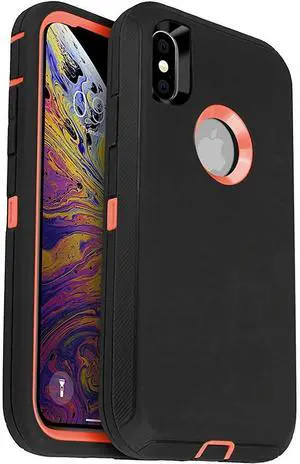Entronix Case Compatible with iPhone X/XS - Triple-Layer Heavy Duty Protection