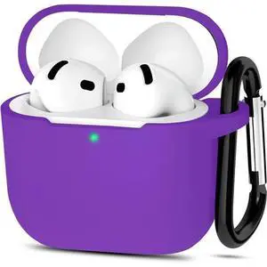 Entronix Case Compatible with AirPods 4th Gen - Soft-Touch Liquid Silicone