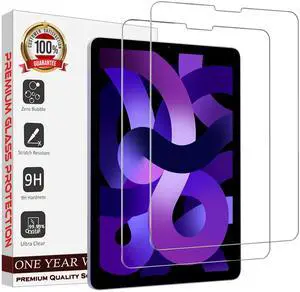 Entronix Clear Screen Protector Compatible with iPad Mini 7 (A17 Pro), 8.3" (2024, 7th Gen) - 2-Piece Combo