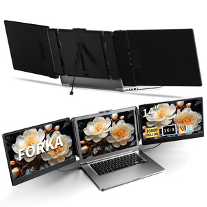 thumbnail image 2 of UPERFECT 18.5" Dual Portable Monitor For Laptop – Foldable Extender 1920x1080 IPS USB-C HDMI Used 2 of 6