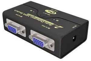 VGA automatic tracking switcher, 2-in-1-out converter, high-definition display, 2-in-1-out video shaker, CCL-21A split-screen adapter, multi-screen extender