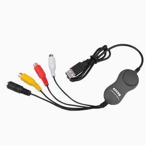 USB video capture card professional transcription VHS old-fashioned tape DV recorder compatible with Windows 10/8/7/mac