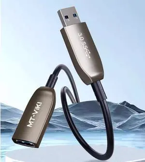 MT-Viki optical fiber USB3.0 data transmission conference camera extension cable male to female long-distance optical fiber