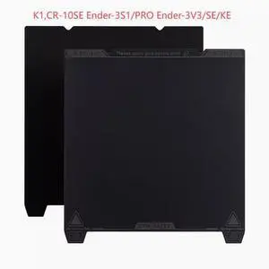 Original K1 of Creality 3D,Ender-3V3/SE/KE/Ender-3S1 smooth PIE platform board construction board, 235*235 smooth PEI board