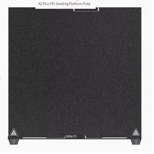 Creality K2 Plus PEI frosted platform board, printing platform board 370*370*1 hot bed board Creality K2 Plus PEI frosted platform board, printing platform board 370*370*1 hot bed board