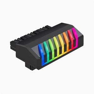 TEUCER The 24-pin ARGB right-angle power supply steering adapter for the power mainboard is a perfect tool for laying back wires
