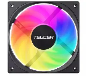 TEUCER 12015 ARGB ultra-thin 15MM thick high-air volume desktop computer 12CM case cooling fan cpu cooler fan