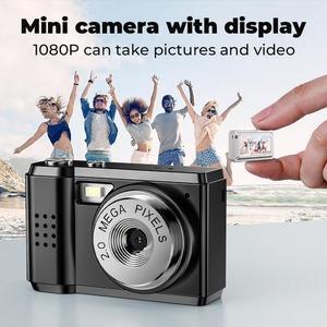 Wide-angle short focal length retro digital camera, CCD video and audio recording, campus entry-level DSLR small camera, bag camera Pink