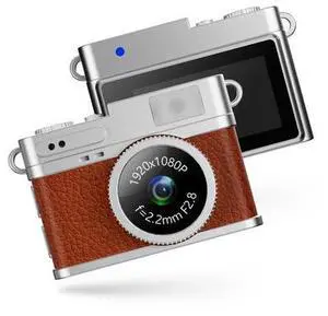 0.96-inch thumb sports student camera, campus portable small photo thumb small camera, retro CC
