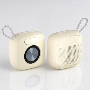 Portable outdoor wireless Bluetooth mini speaker for office use, with high volume, high sound quality, long battery life and water resistance Yellow