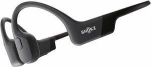 SHOKZ OpenRun Mini (AfterShokz Aeropex Mini) -Bone Conduction Open-Ear Bluetooth Sport Headphones - Waterproof Wireless Earphones for Workouts and Running - Built-in Mic-Black