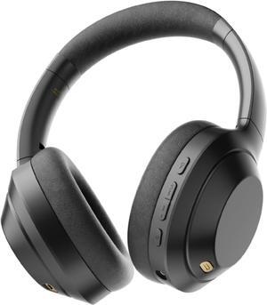 iKF T1 Max Wireless Bluetooth Over-Ear Headphones, 100H Battery, HiFi Sound, ANC, Multi-Device Connection, App Control, Wired Mode, for Travel, Work, Gaming, Music T1 Max Black