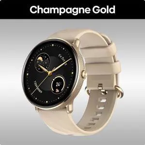 Zeblaze GTR 3 Pro Fitness Wellness SmartWatch AMOLED Display Champagne Gold