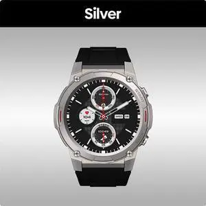 Zeblaze Global Version Smart Watch 1.43Display Bluetooth Phone Calls Silverw Zeblaze Global Version Smart Watch 1.43Display Bluetooth Phone Calls Silverw