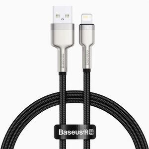 Baseus PD 20W 2.4A USB-Nylon Filament Fast Charging Cable USB to Lightning for iPhone 14/13 Pro Max (Black)
