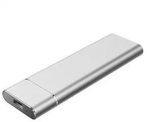 USB3.0 M.2 mobile solid state disk External hard disk 100M/S high-speed reading 32TB silver