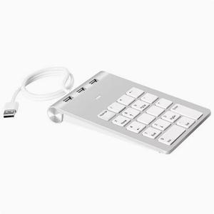 USB 2.0 multi-function wired digital keyboard HUB financial accounting cashier computer keypad financial assistant