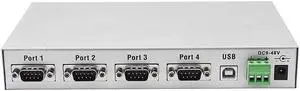 UTEK USB to RS-485 RS-422 Converter USB2.0 4 Ports RS485 RS422 Adapter Serial DB9 Connector Optical isolation ESD UT-861A