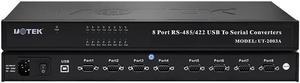 UOTEK USB to RS485 RS422 Converter USB2.0 8 Ports Adapter with Optical Isolation Surge & ±15KV ESD Protection UT-2003A