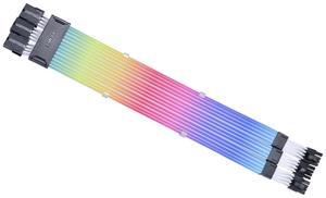 LIAN-LI Strimer Wireless GPU Triple 8 Pin Addressable RGB GPU Power Extension Cable - Not Inclueded Wireless controller