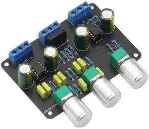 NE5532 Tone Stereo Preamplifier Board Audio HiFi Amprifier Equalizer Preamp Treble Bass Tone Control Pre Amplifier