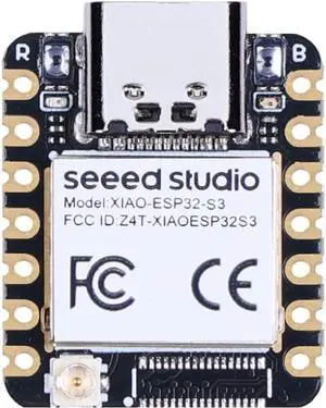 Seeed Studio XIAO ESP32S3-2.4GHz Wi-Fi, BLE 5.0, Dual-core, Battery Charge Supported, Power Efficiency and Rich Interface, Ideal for Smart Homes, IoT, Wearable Devices, Robotics