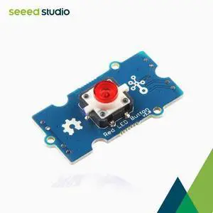 seeedstudio Grove Red LED Button. Red LED button
