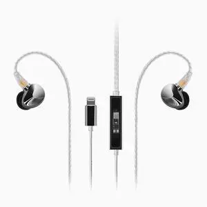 Questyle NHB12 high-fidelity lossless decoding and in-ear amplifier integrated HIFI Apple wired headphones at 192KHz