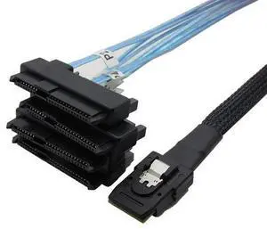 Mini SAS 36PSFF8087 to SFF-8482SAS29+15P SATA array card transfer connection cable