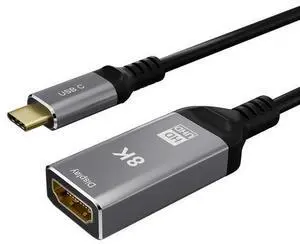 8K@60HzType C to HDMI Cable 4K 120Hz, Thunderbolt 3/4 USB-C to HDMI Adapter for MacBook Pro/Air,  iPad Pro, Galaxy S23/S24, Surface Pro, Chromebook, Laptop to Monitor/TV/Projector