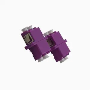 LC-LC multi-mode dual-core OM4 optical fiber adapter duplex coupler lc-lc flange optical fiber quick connector