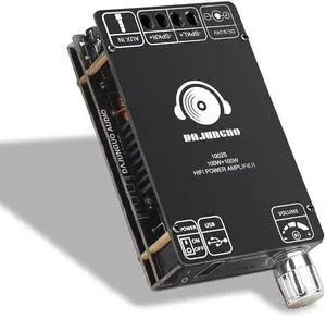 1002S 2.0 Bluetooth Amplifier Board with Dual TPA3116D2 Chips, 100W+100W Power Output