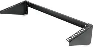4U Foldable Vertical Wall Mount Rack and Wall Mountable Patch Panel Bracket for 19" Rack Mount Network and Server Equipment