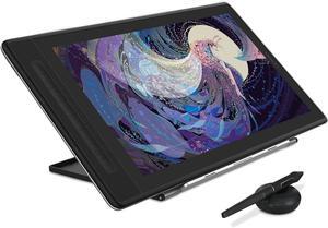 HUION KAMVAS Pro 16 2.5K QHD Drawing Tablet with Screen QLED Full-Laminated Graphics Tablet with Battery-Free Pen, 15.8-inch Digital Art Tablet Compatible with Mac, PC, Android & Linux