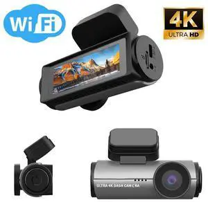 4K Car Recorder - High Definition Front and Rear Dual Recording with WiFi Connectivity for Mobile Devices - 3M Vehicle Recorder