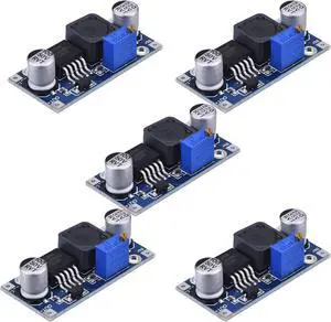 5pcs XL6009 Boost Module DC-DC Adjustable Module DC3.0-30V to DC5-35V Output Voltage Power Converter Circuit Board Module 400KHz