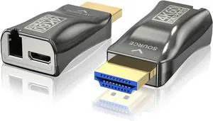 MT-VIKI 4K HDMI Extender Over Multi-Mode LC Fiber Optic Cable, Up to 300m (1000ft), 4K@60Hz, 18Gbps, HDMI 2.0, HDCP 2.2, Transmitter and Receiver Kit