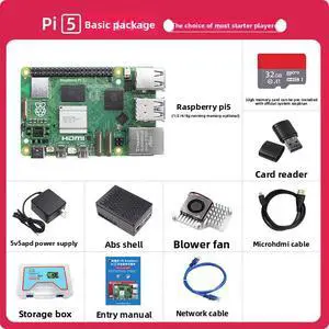 Raspberry Pi 5 8GB Motherboard Python Programming Official Basic Package