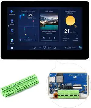 Waveshare ESP32-S3 4.3inch Capacitive Touch Display Development Board B, 800×480 Resolution, 5-Point Touch, 32-Bit LX7 Dual-Core Processor, Up to 240MHz Frequency, with Onboard Antenna