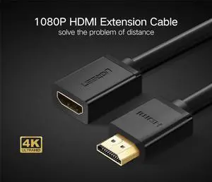 Ugreen HDMI extension cable 1080P 3D HDMI male to female extender for Computer/HDTV/Laptop/Projector in audio video Cable