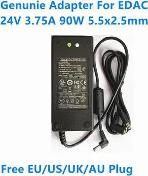Genunie For EDAC EA10952 90W 24V 3.75A EA10952E EA10953 EXA0904YJ Power Supply AC Adapter ENERTRONIX Laptop Charger EA11013C-240 Genunie For EDAC EA10952 90W 24V 3.75A EA10952E EA10953 EXA0904YJ Power Supply AC Adapter ENERTRONIX Laptop Charger EA11013C-240
