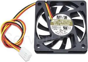 For AVC Cooling Fan C6010B12H DC12V 0.10A Three Wires Square Fan For AVC Cooling Fan C6010B12H DC12V 0.10A Three Wires Square Fan