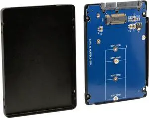 M.2 NGFF SATA SSD to 2.5" SATA Converter Adapter Hard Disk Case Enclosure