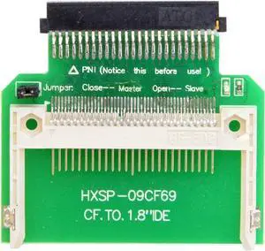 Memory Card Adapter CF Compact Flash Memory Card to 50pin 1.8 Inch IDE Hard Drive SSD Converter Adapter for Toshiba